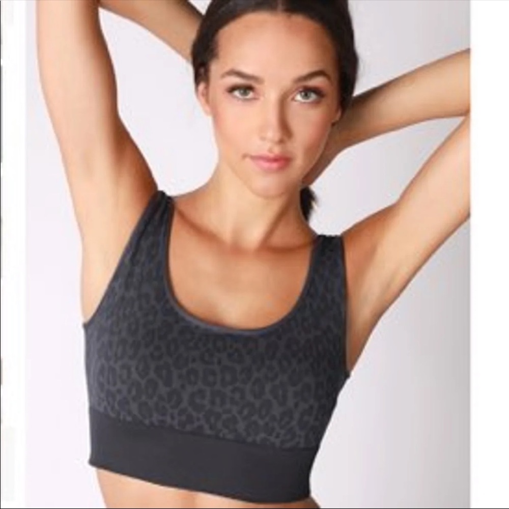 NIKIBIKI Leopard Crop Top & Leggings set -blue ink - Picture 4 of 7